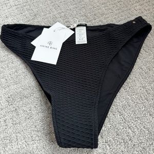 new with tags Anine Bing rita black bikini bottom small